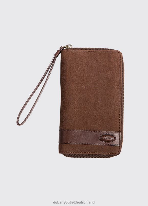 Frauen 4T2X6573 Dubarry Letterkenny-Lederbrieftasche Zubehör Nussbaum