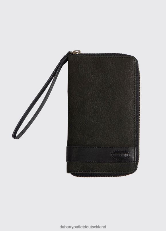 Frauen 4T2X6590 Dubarry Letterkenny-Lederbrieftasche Zubehör Schwarz