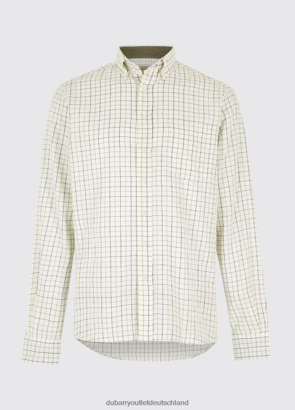 Männer 4T2X61016 Dubarry Hollymount-Karohemd Kleidung Creme