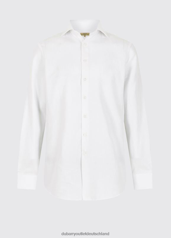 Männer 4T2X61136 Dubarry Herbert Hemd mit maßgeschneiderter Passform Kleidung Weiß
