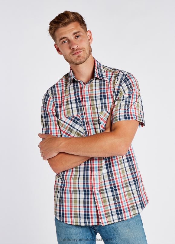 Männer 4T2X6957 Dubarry Blaubeerhemd Kleidung Marine-Multi