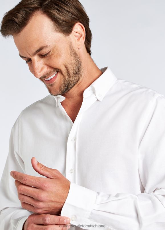 Männer 4T2X6972 Dubarry Castlecove Oxford-Hemd Kleidung Weiß