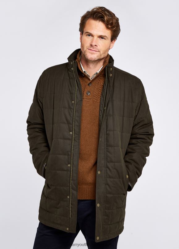 Männer 4T2X61000 Dubarry Cashel-Steppjacke Kleidung Grünspan
