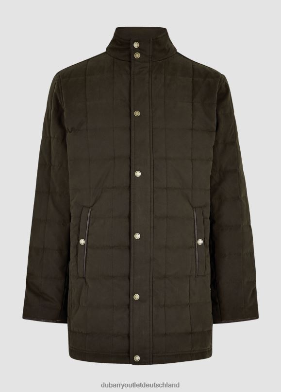 Männer 4T2X61000 Dubarry Cashel-Steppjacke Kleidung Grünspan