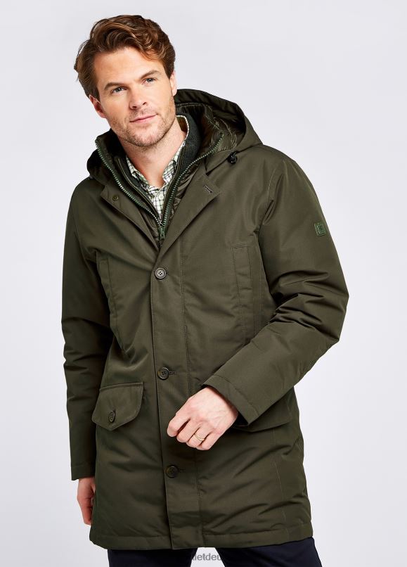Männer 4T2X61008 Dubarry Urlingford Daunenparkajacke Kleidung Efeu