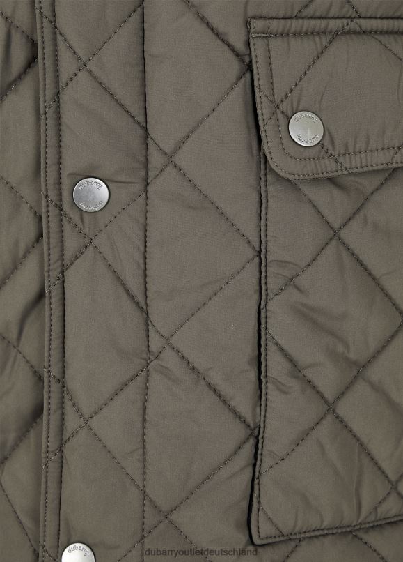 Männer 4T2X61078 Dubarry Adare Steppjacke Kleidung Rauch