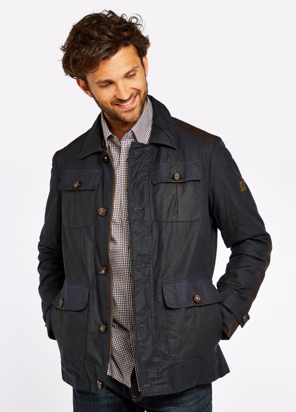 Männer 4T2X61104 Dubarry Broadford Wachsjacke Kleidung Marine