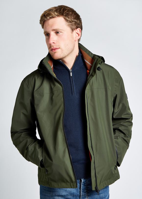 Männer 4T2X61148 Dubarry Barrow-Jacke Kleidung Pesto