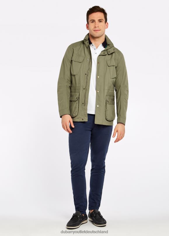 Männer 4T2X61149 Dubarry Wasserdichte Thornton-Jacke Kleidung khaki