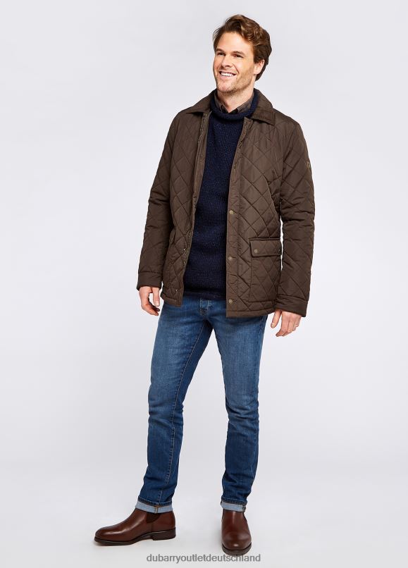 Männer 4T2X61151 Dubarry Adare Steppjacke Kleidung Torf