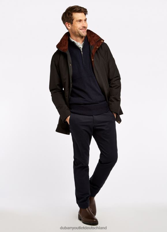 Männer 4T2X61172 Dubarry Ballywater-Mantel Kleidung Schwarz