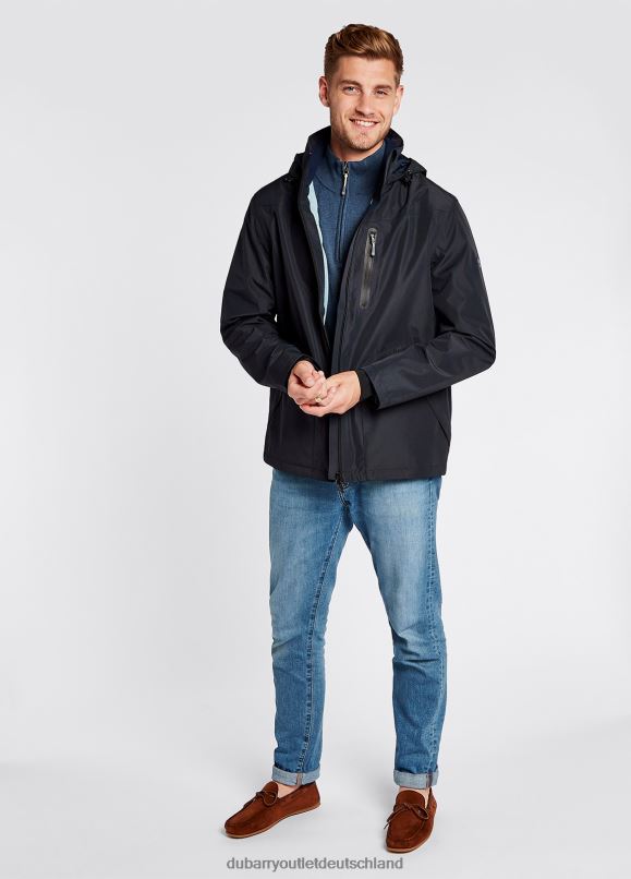 Männer 4T2X6953 Dubarry Wasserdichte Jacke von Charlesville Kleidung Marine