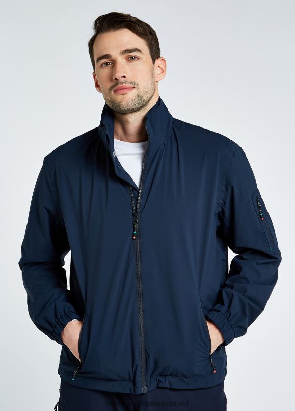 Männer 4T2X6976 Dubarry Kroatien-Fleece-gefütterte Crew-Jacke Kleidung Marine