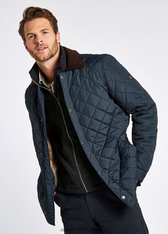 Männer 4T2X6987 Dubarry Steppjacke von Mountusher Kleidung Marine