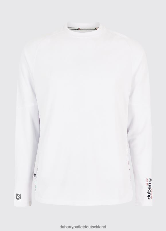 Männer 4T2X61006 Dubarry Ancona Langarm-T-Shirt Kleidung Weiß