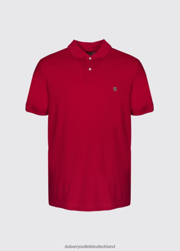 Männer 4T2X61109 Dubarry Banbridge-Poloshirt Kleidung Rot