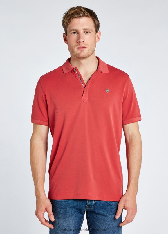 Männer 4T2X61119 Dubarry Ormsby Polo Kleidung Rot