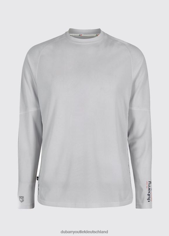 Männer 4T2X61203 Dubarry Ancona Langarm-T-Shirt Kleidung Platin