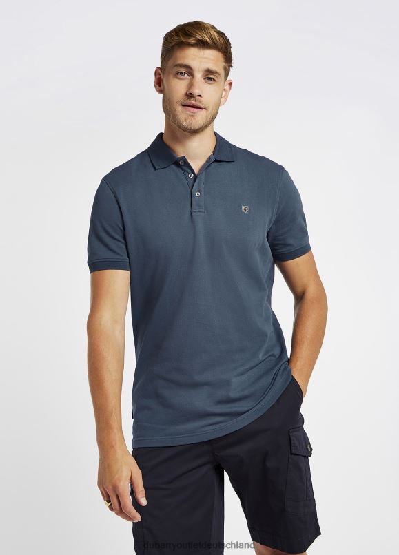 Männer 4T2X6932 Dubarry Quinlan 4-Wege-Stretch-Polo Kleidung Stahl