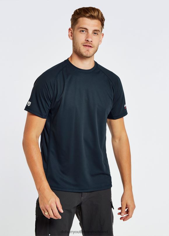 Männer 4T2X6934 Dubarry Tangier-Kurzarm-T-Shirt Kleidung Marine