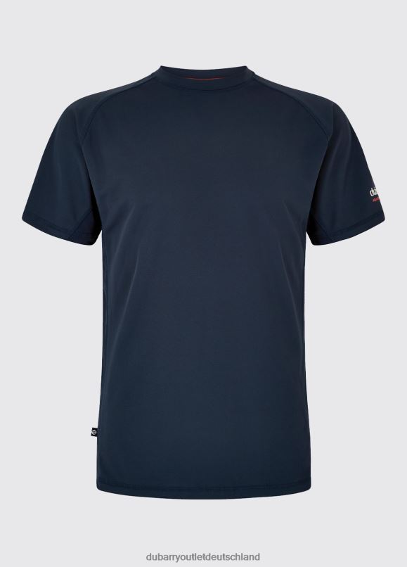 Männer 4T2X6934 Dubarry Tangier-Kurzarm-T-Shirt Kleidung Marine