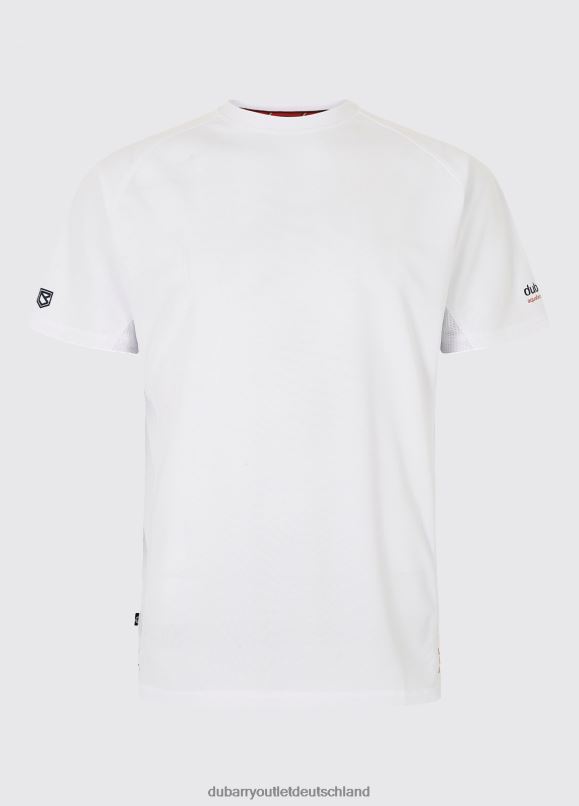 Männer 4T2X6959 Dubarry Tangier-Kurzarm-T-Shirt Kleidung Weiß