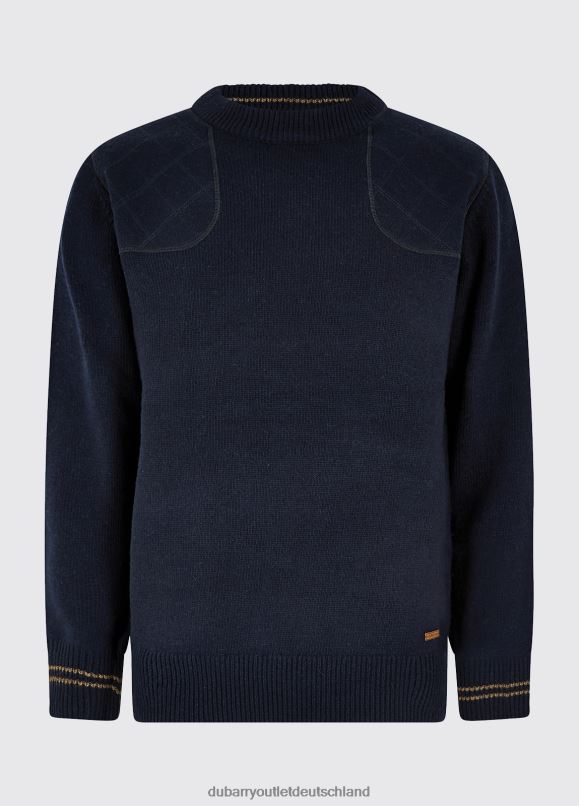 Männer 4T2X61023 Dubarry Pullover mit Rundhalsausschnitt von Clarinbridge Kleidung Marine