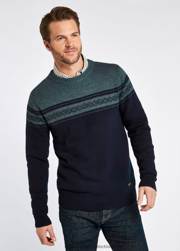 Männer 4T2X61188 Dubarry Longley-Pullover mit Rundhalsausschnitt Kleidung Marine
