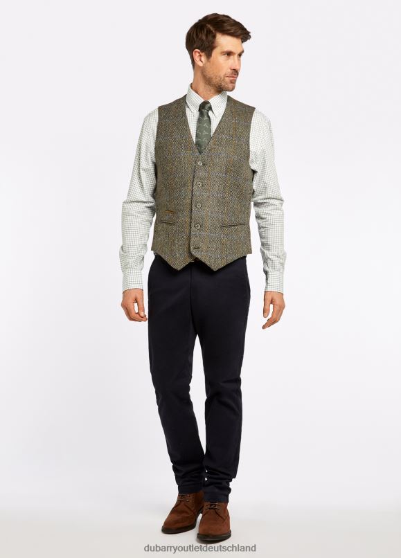 Männer 4T2X61131 Dubarry Ballyshannon-Tweedweste Kleidung Geißblatt
