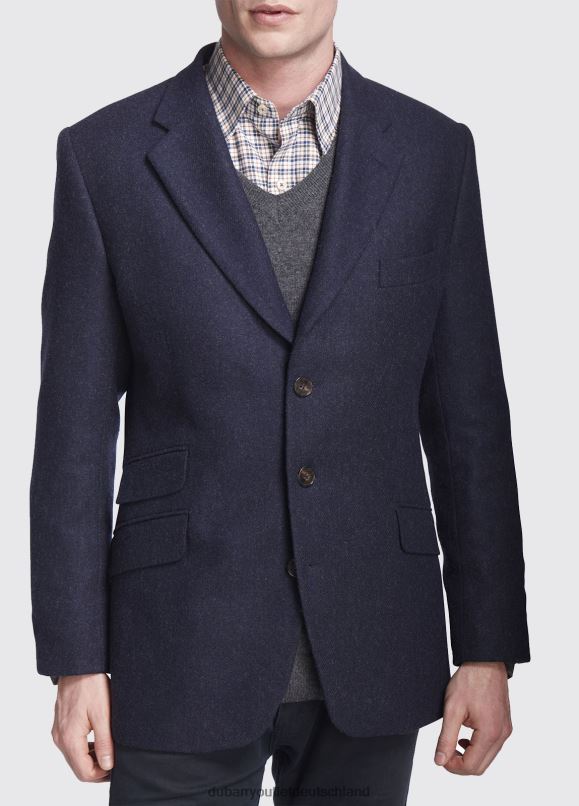 Männer 4T2X61143 Dubarry Ginster-Tweedjacke mit normaler Passform Kleidung Marine