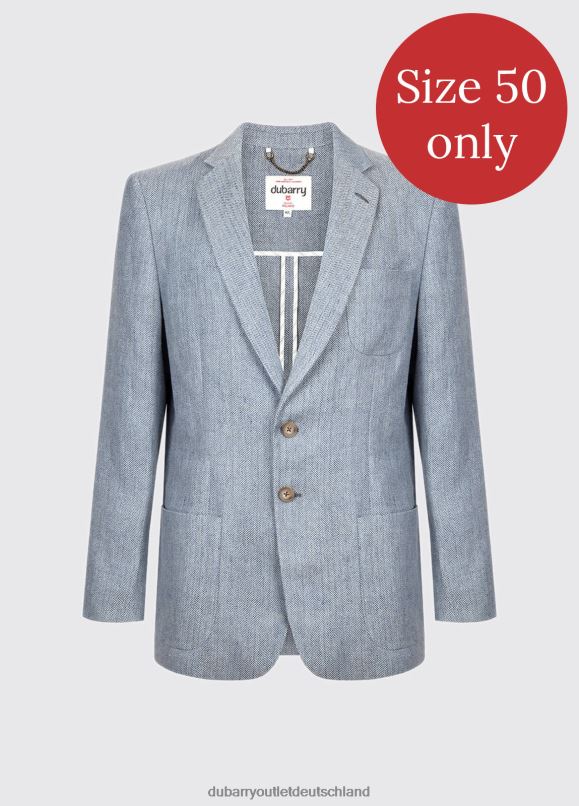Männer 4T2X61174 Dubarry Blazer aus Glen-Leinen Kleidung Blau