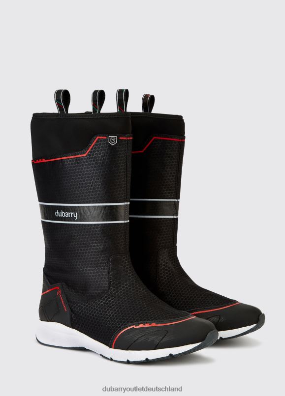 Männer 4T2X6869 Dubarry Hobart Segelstiefel Schuhwerk Schwarz