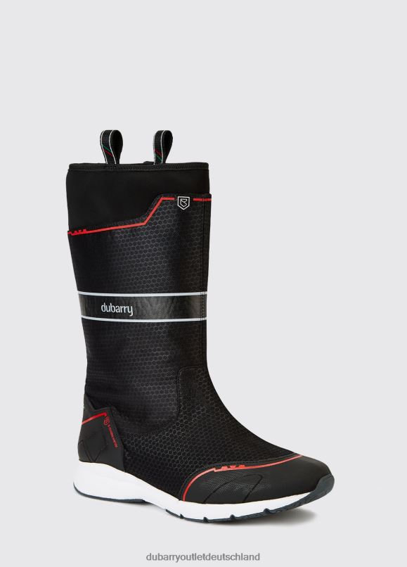 Männer 4T2X6869 Dubarry Hobart Segelstiefel Schuhwerk Schwarz