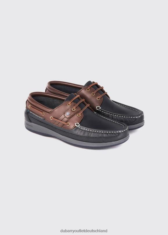 Männer 4T2X6898 Dubarry Atlantischer Deckschuh Schuhwerk Marine/Mahagoni