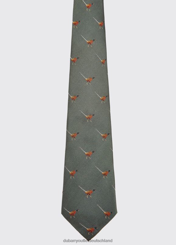 Männer 4T2X61051 Dubarry verrückte Seidenkrawatte Zubehör Olive