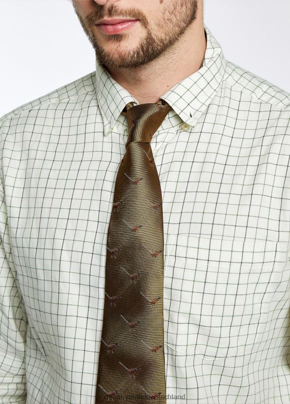 Männer 4T2X61056 Dubarry verrückte Seidenkrawatte Zubehör Gold