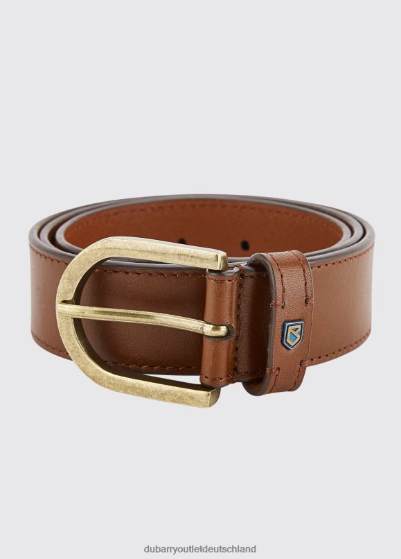Männer 4T2X61031 Dubarry Porthall-Ledergürtel Zubehör Kastanie