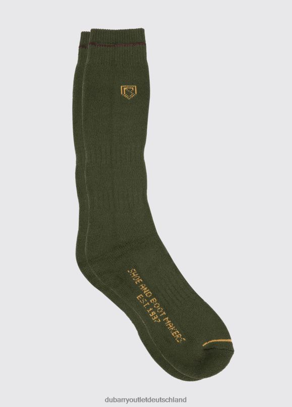 Männer 4T2X61035 Dubarry kurze Stiefelsocken Zubehör Olive