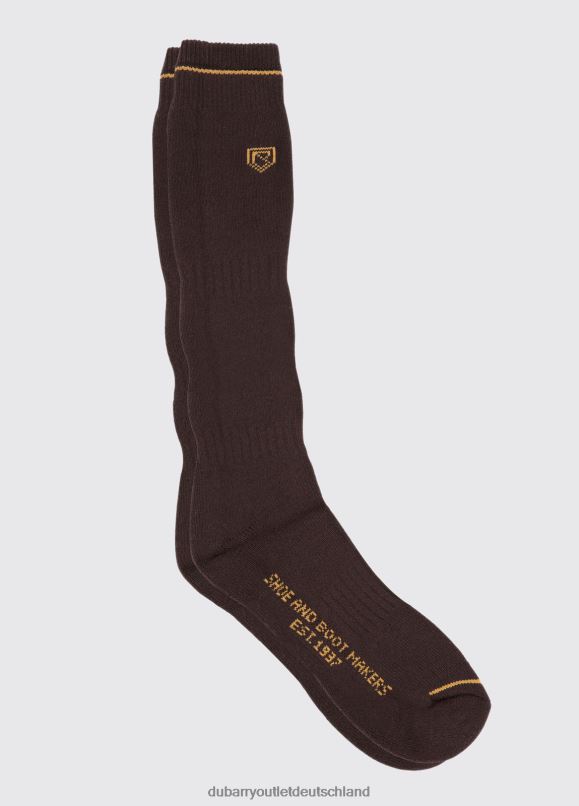 Männer 4T2X61037 Dubarry lange Stiefelsocken Zubehör braun
