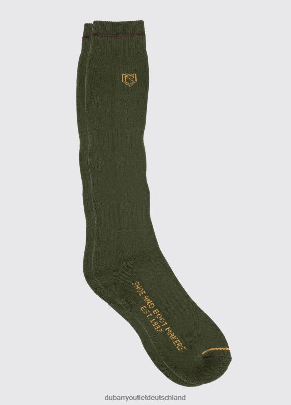 Männer 4T2X61052 Dubarry lange Stiefelsocken Zubehör Olive